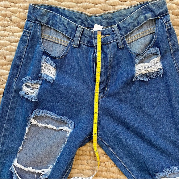 Hand-Painted Ripped Jeans - Picture 14 of 15